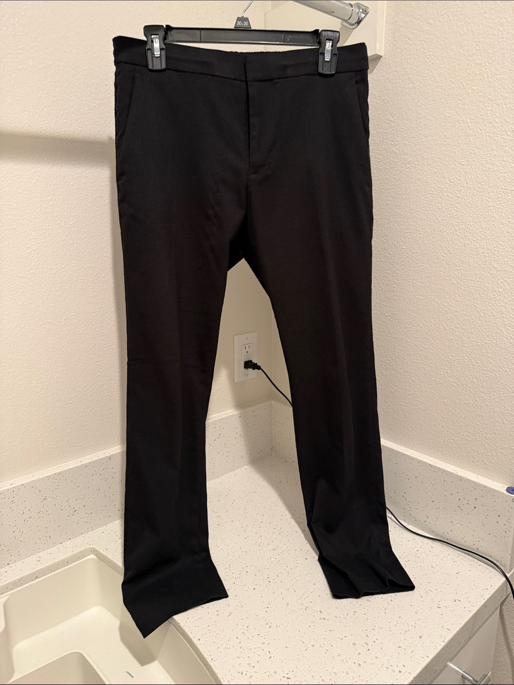 Perry Ellis Men's Black Dress Pants - Classic Tailored Look